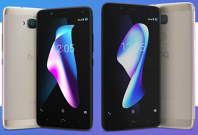 BQ Aquaris V and Aquaris V Plus - metal smartphones with NFC support