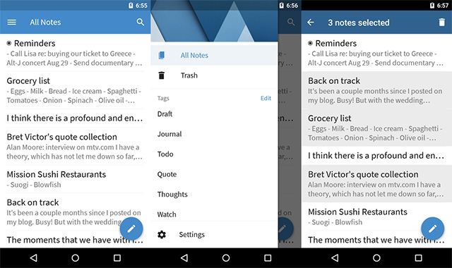 This 'material' world.  Top 10 Material Design Apps 