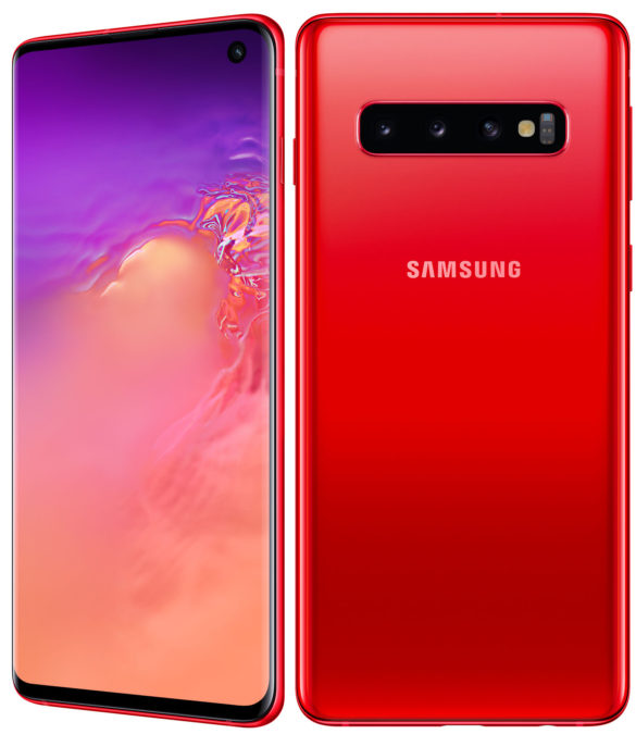 Galaxy S10 and S10 + in red appeared in Russia