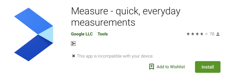 Google Measure on ARCore is the successor to Project Tango