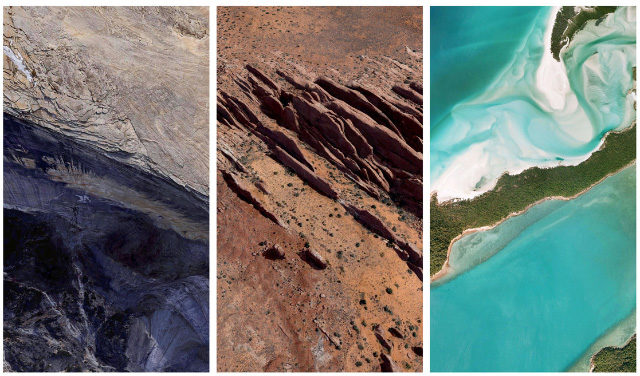 Models created for Half Dome at Yosemite Park in California, Arches Park in Utah, Whitehaven Beach in Queensland 