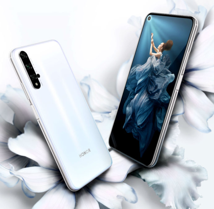 HONOR 20 is now available in Russia in frosty white