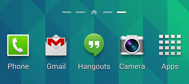 Quick access should have the icons of the applications you need the most 