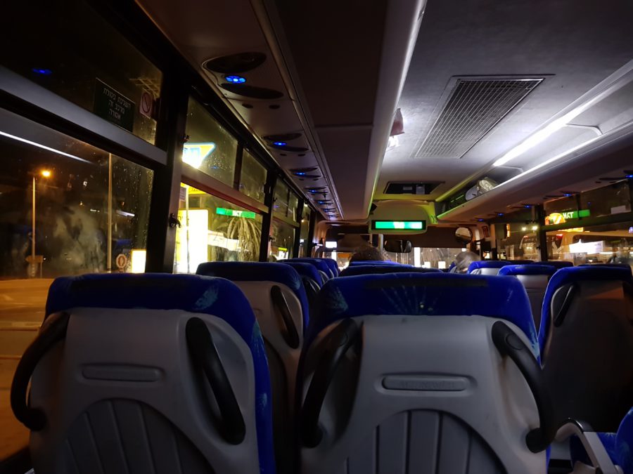 Comfortable living environment.  Israeli bus