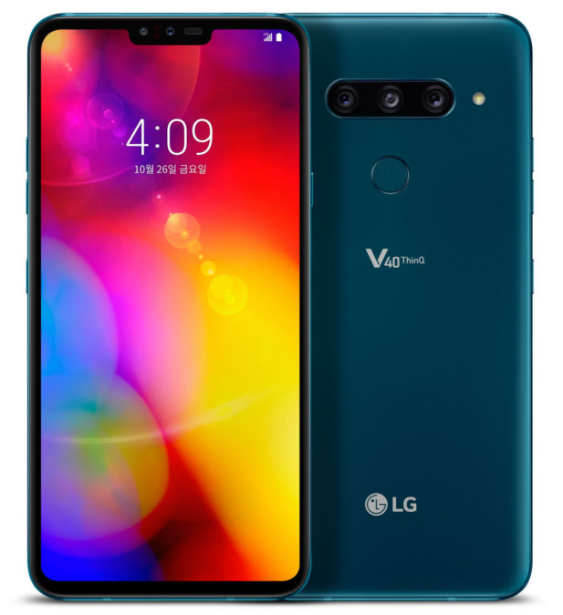 LG introduced a new smartphone with five cameras - LG V40 ThinQ