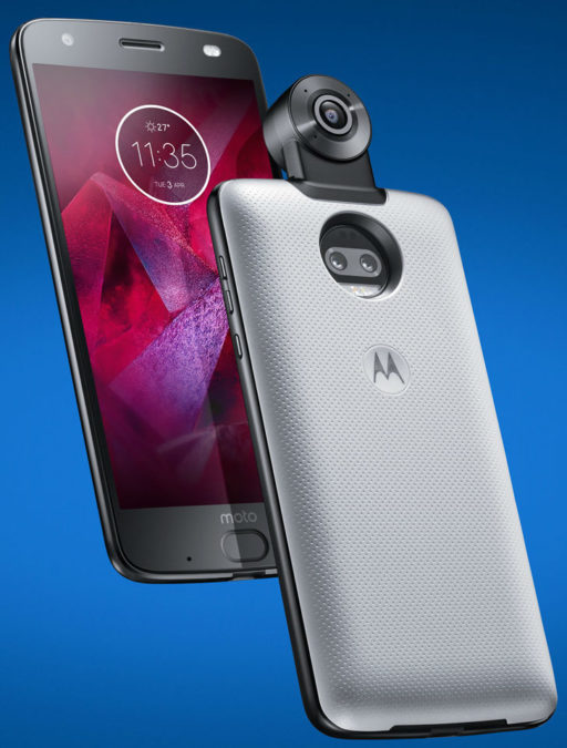 Motorola unveils flagship Moto Z2 Force with shatterproof screen and Moto Mod with 360 camera
