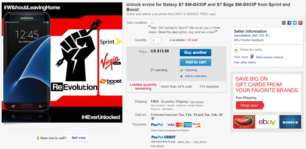 Not for Russia.  We save - we buy operator Galaxy S7 in the USA