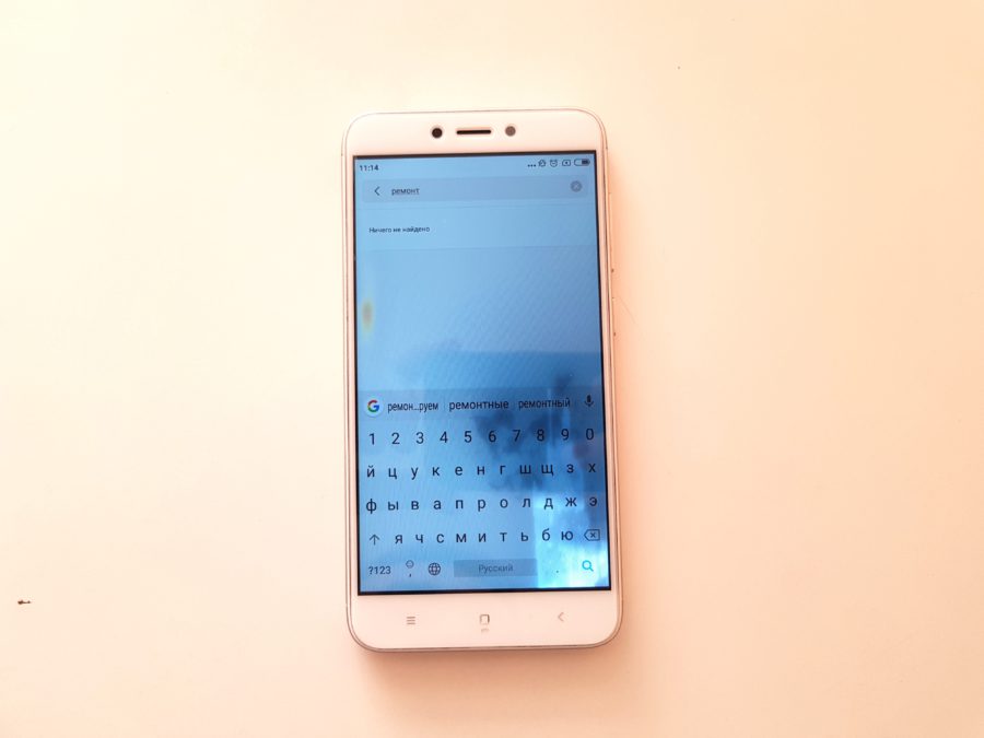 Redmi 4X when flooded display