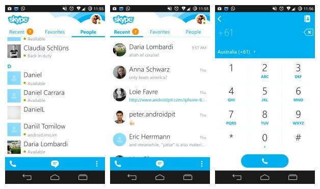 Skype for Android.  Problems and solutions 