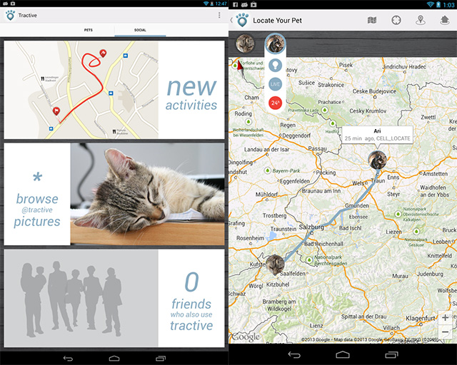 Tractive - how to track a dog? 