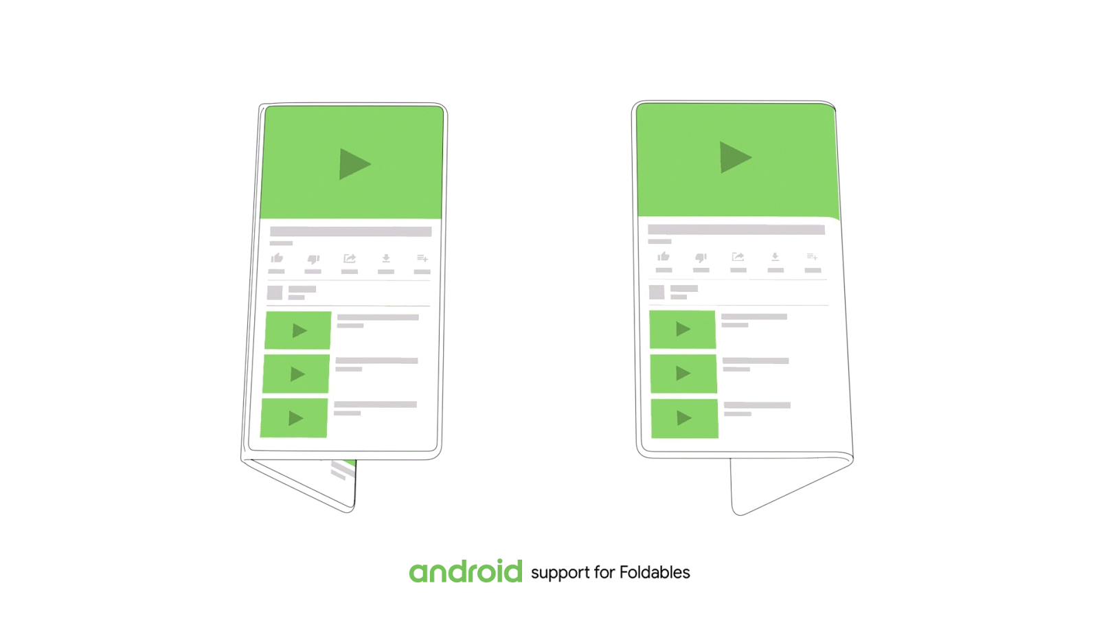 Android will support flexible displays and update apps while they are running
