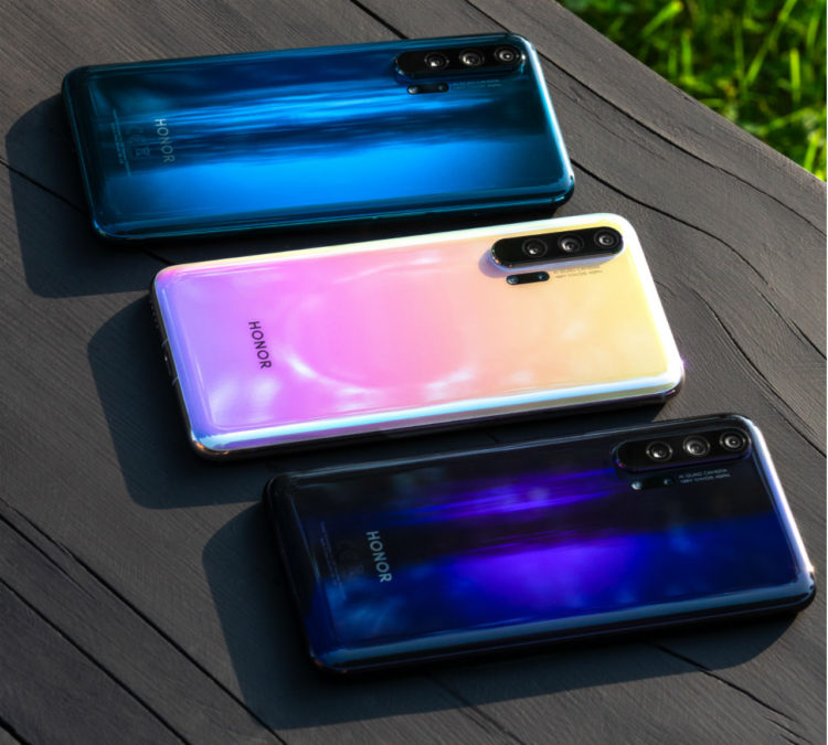 HONOR 20 PRO appeared in Russia in 'Ultraviolet Sunset' color