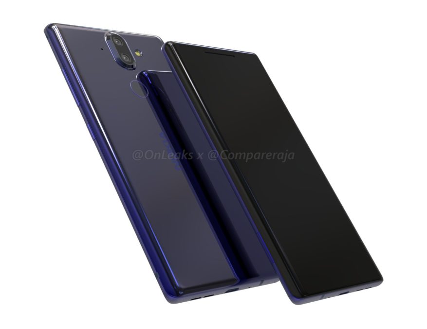 The network has a 3D rendering of the new flagship smartphone Nokia 9