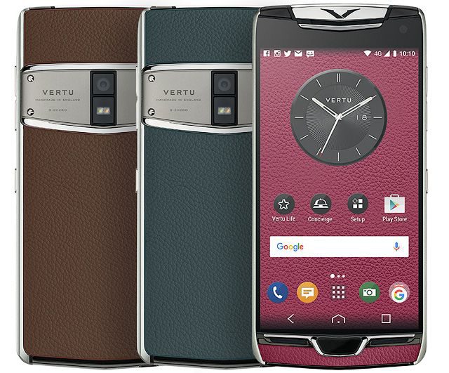 Vertu unveiled a new smartphone at Android as part of its Constellation collection