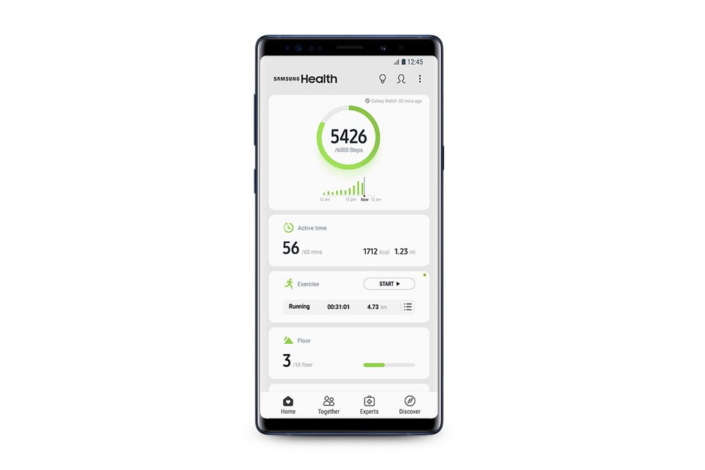 An updated version of the Samsung Health application has been released