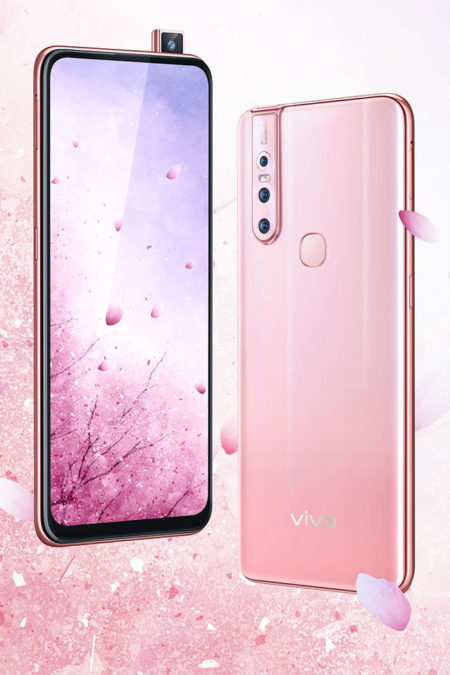 VIVO S1 - a frameless smartphone with a triple main camera and a retractable front