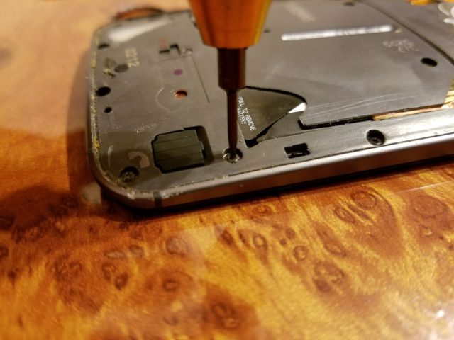 Master's notes.  Glass replacement on Moto X 2nd gen module