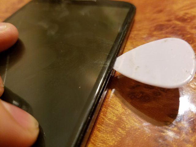 Master's notes.  Glass replacement on Moto X 2nd gen module