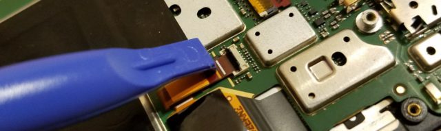 Master's notes.  Glass replacement on Moto X 2nd gen module