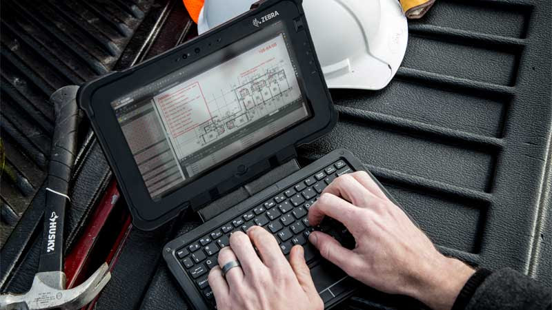 Zebra L10 is a heavy-duty enterprise tablet for tough environments